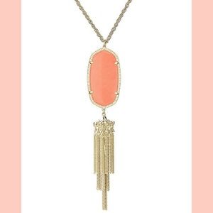 Kendra Scott Rayne Long Necklace in Coral